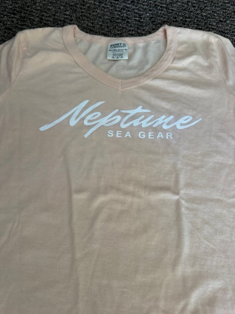 Neptune Sea Gear - Nautical "Old School Logo" Lifestyle Women's Cotton Tee